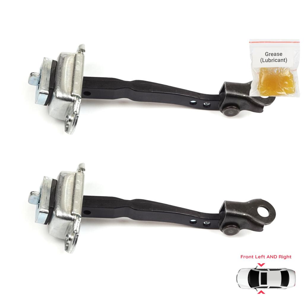 EDP1252-1 2 Pieces Front Left AND Right Door Catch Hinge Brake Stop Check Strap Limiter for Renault Kadjar Nissan Qashqai MK2 J11 804304EA0A