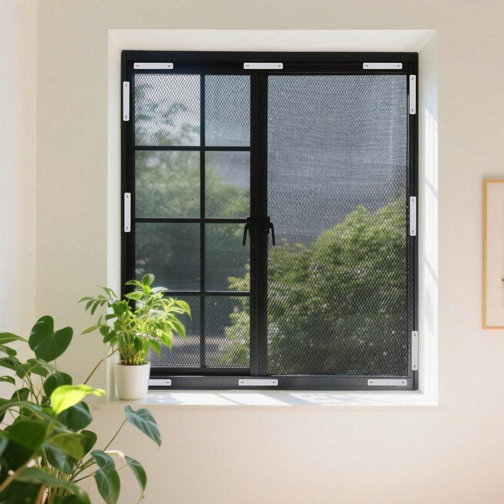 Fly Screen Window Magnet, Magnetic Fixing Clip, Mesh Frame Fastener, Home Improvement Tool, Secure Attachment Design, For Kitchen Balcony PatioFl