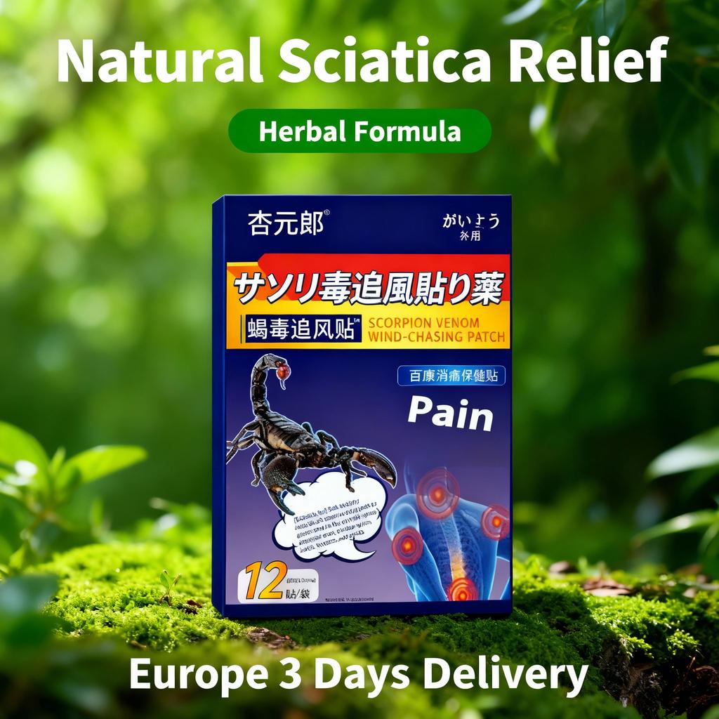 Natural Sciatica Daily Patch - Herbal Skin-Safe Post-Walk Pain Relief