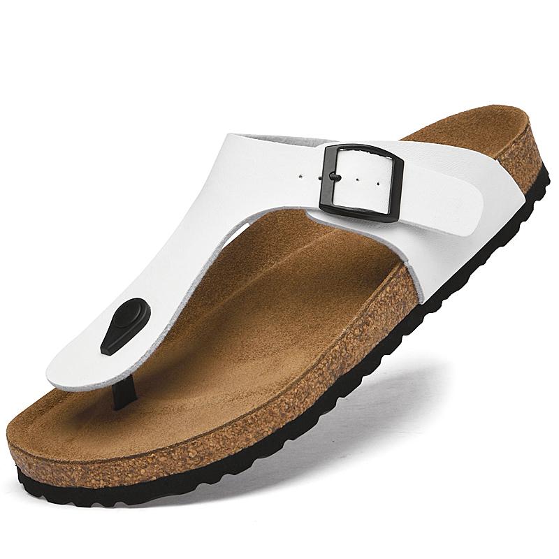 Fashion 2025 Handmade Men's Flip Flops Comfortable Soft Sole Beach Sandals Non-Slip Outdoor Slippers Lightweight Casual Shoes for Men