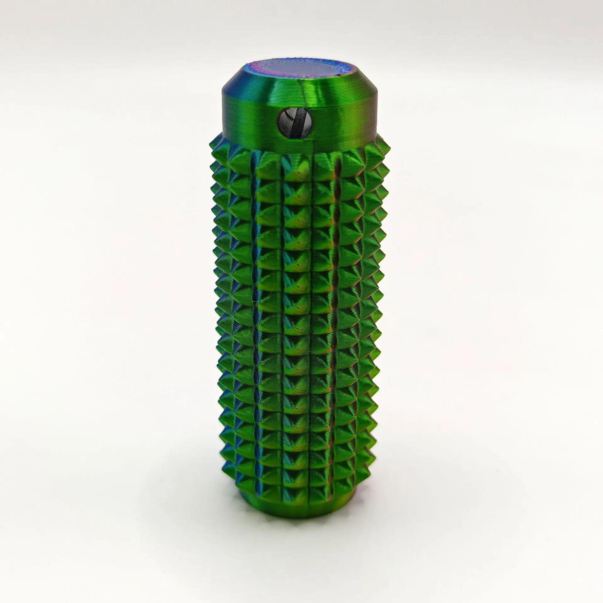

Spiky Grippie Fidget Keychain Stress Adhd Portable Mini Roller Massage Keychain Stim Keychain Anxiety Relief Little Ouchies Pain синій