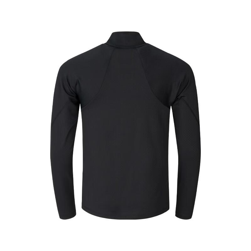 Asics Sports Lifestyle Series Logo Quick-Dry Warm Breathable Long Sleeve T-Shirt Men Tops Black 2011D324-001