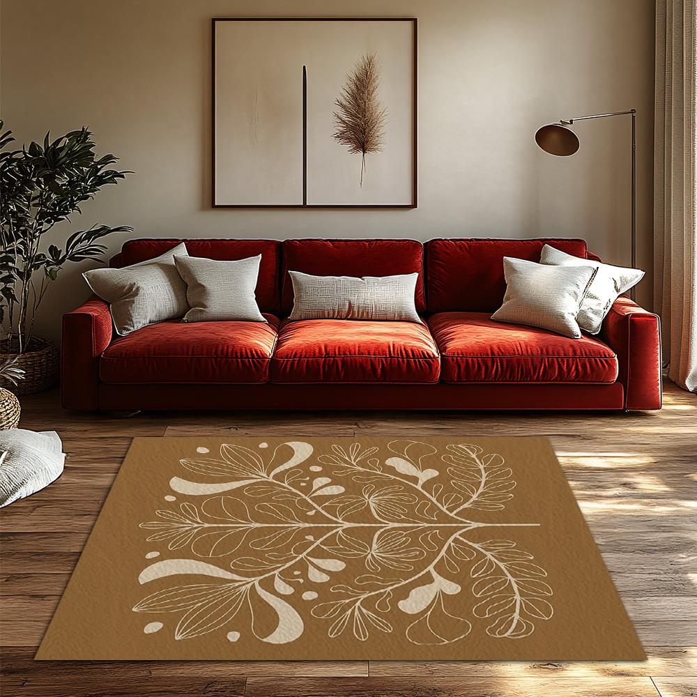 Boho Area Rugs Farmhouse Decor Modern Geometric Carpet Non Slip Floor Mat Entryway Rug Living Room Decor Washable Home Accent St