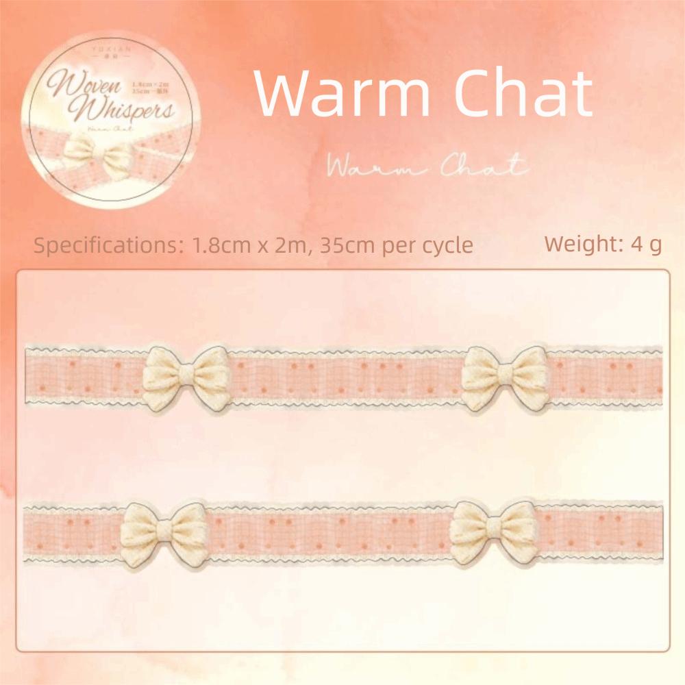 18mm*2m/roll Bowknot Pattern Masking Tape DIY Diary Scrapbooking Material  Diary Decoration B