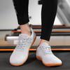 Oddychające Buty Gimnastyczne Fitness Szeroki Nosek Buty Sportowe do Cross-treningu Lekkie Dzianinowe Sneakersy Płaskie do Chodzenia