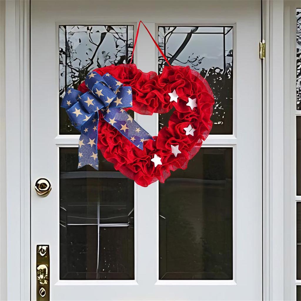 Exclusive For Independence Day In The United States | Exquisite Handmade Love Wreath, Celebrating  And Unity