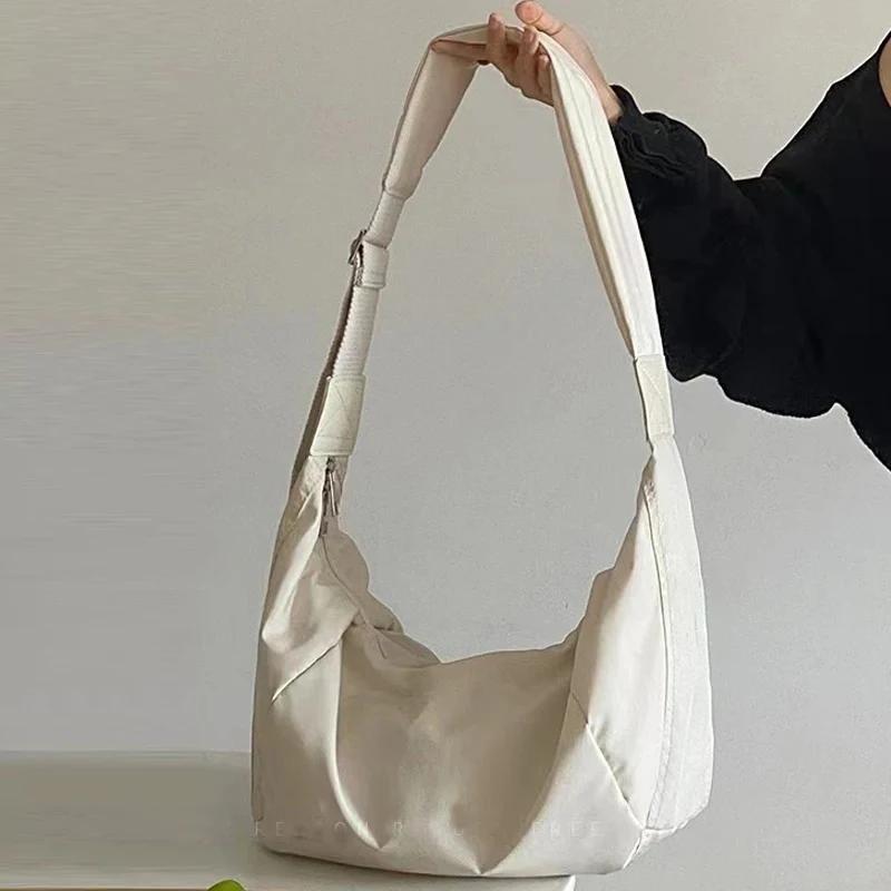 

Women s Shoulder Bag New Style Material Dumpling Shape Bag Hobos Shoulder Bag Messenger Bag Large Capacity Woman Bag бежевий