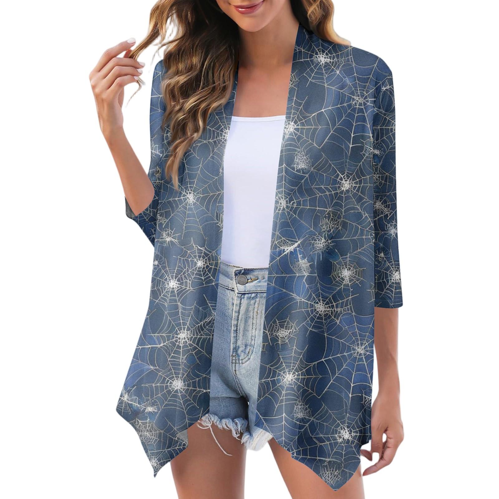 

Women s Fashion Casual Cozy Halloween Cardigan Jacket XXL Темно-синій