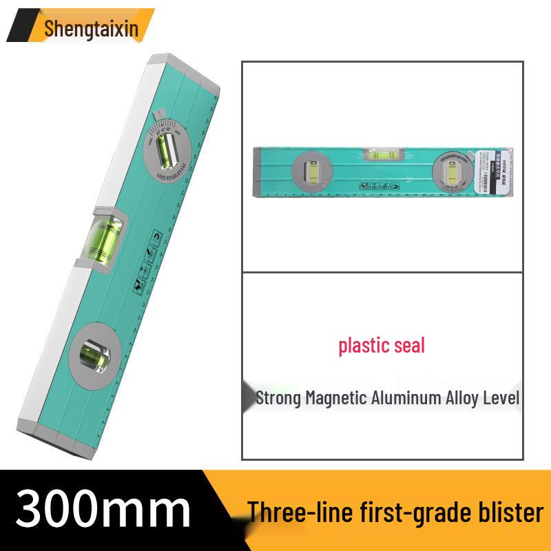 Shengtai High-Precision Multi-Function Aluminum Angle Ruler with Strong Magnet
