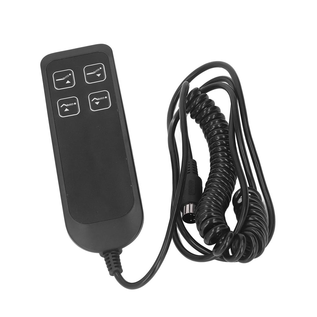 ZK30 Black Electric Power Recliner Switch Simple Operation Electric Sofa Controller 4 Button 5 Pin for Home Office