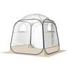 VEVOR Pop up Sports Tent, 1.83x1.83 m Clear Bubble Tent for 2-4 Persons, Waterproof Outdoor Pod with Floor Mat & Top Cover
