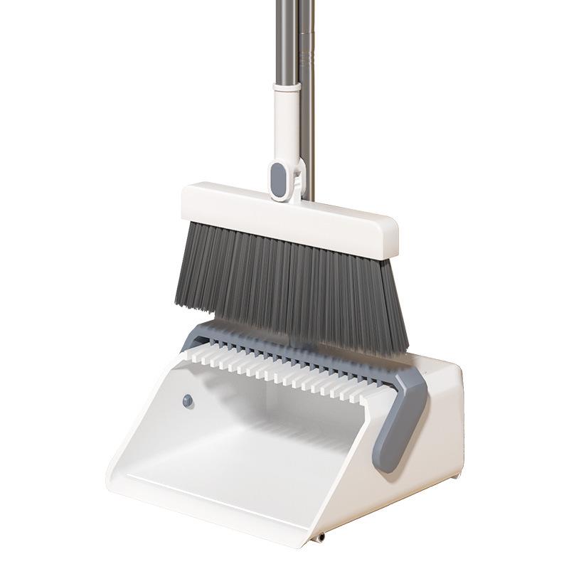 Li Lin Large Foldable Broom & Dustpan Set - Thick, Durable, Easy To Store Household Cleaning Tool