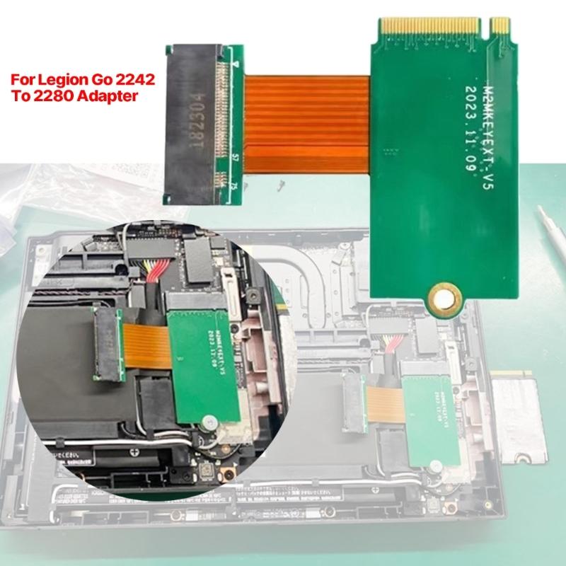 For Legion Go Hard Drive Modification Adapter 2280 Hard Drive Adapter Board, n-Destructive Installation