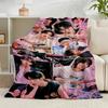 1PC K-pop Group Stray Flannel Blanket Gift, Suitable for Both Men And Women, Soft Ideal for Beds And Sofa, Birthday Or Christmas Gift