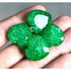 Natural Green Emerald 4 Pcs 200 Ct Heart Cut  Certified Jewelry Gemstones