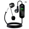 Electric Car Charger TYPE-2 Charging Cable EV Charging Station Wallbox with LED Digital Display Electric Charger 3.5KW 5M 8-16A