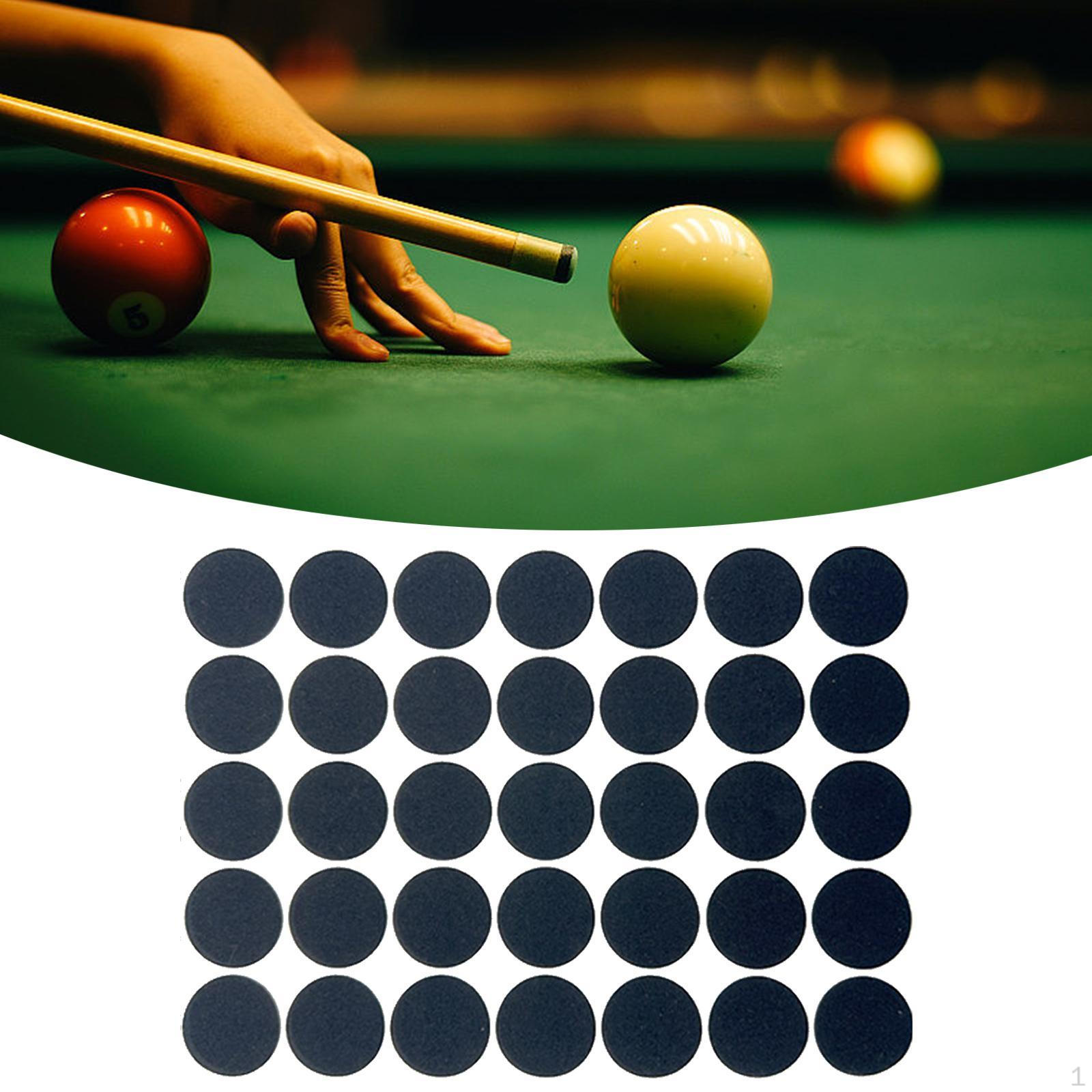 

Маркеры позиций для бильярда и точки для ремонта скатертей Black 35 mm