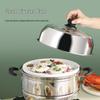 BYSTON 2-Layer Stainless Steel Steamer