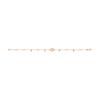 Gucci Interlocking Double G Pattern Bracelet Women bracelet Rose-Gold 729403J85405702