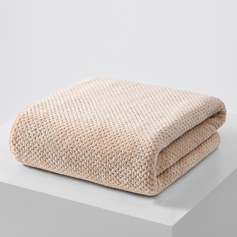 New Pineapple Big Towel Coral Plush Face Wash Soft, Water Absorbent, Non Hair Falling Bath Towel Sports Beach Towel