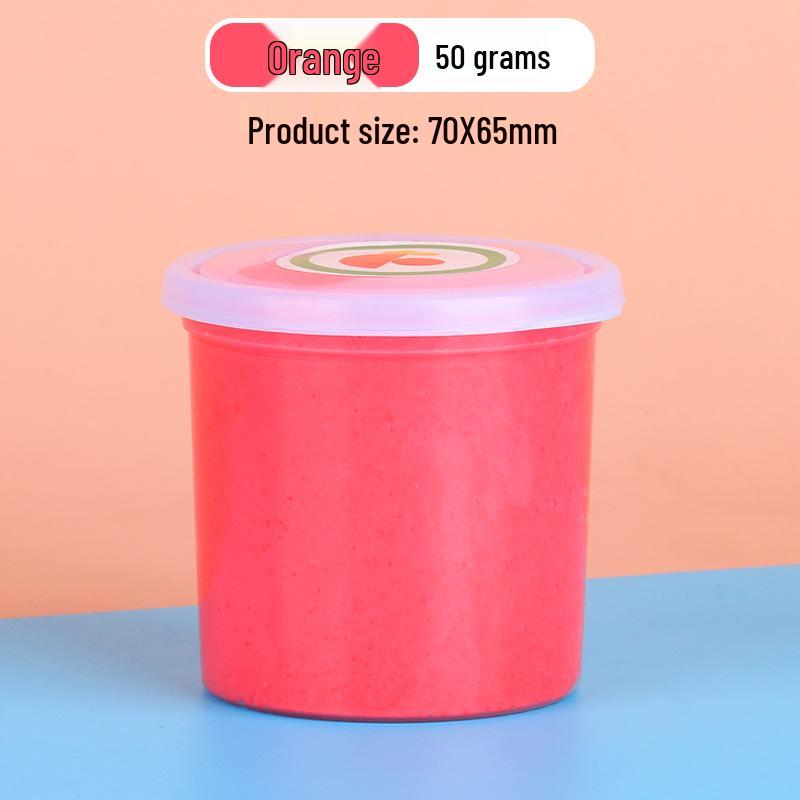 50g Large Jar Pack: Super Light Nontoxic Colored Clay for Kids' DIY Crafts and Toys