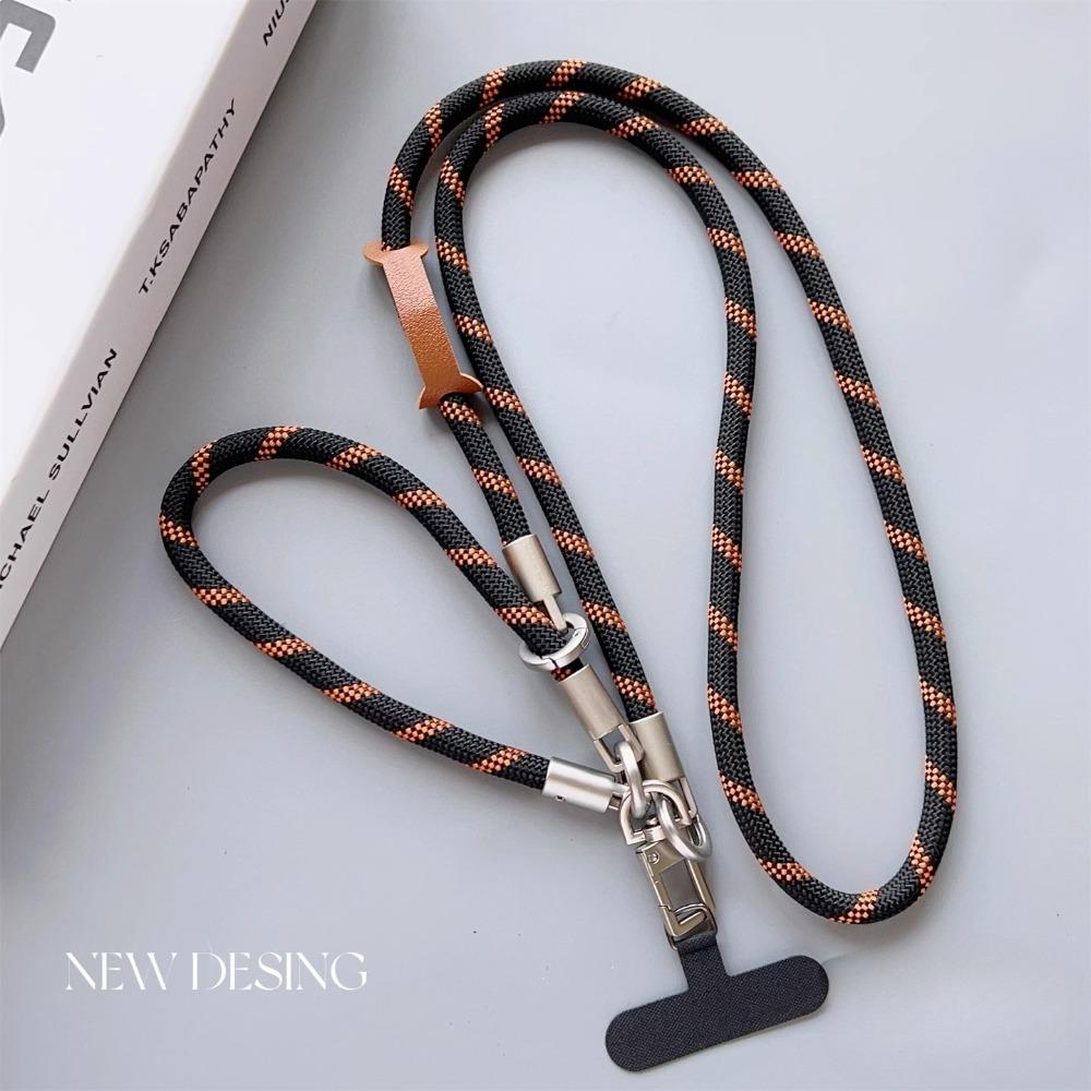 3-in-1 Mobile Phone Lanyard, Multi-functional Removable and Adjustable Multi-purpose Strap, Hand-woven Strong Crossbody