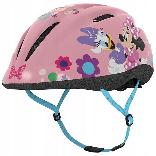 Kask Rowerowy Na Hulajnogę Rolki Deskorolk Mini Minnie Obwód Głowy 48-52 Cm