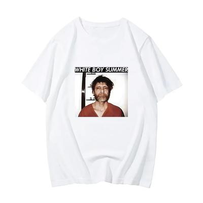 Vote Par Correspondance Ted Kaczynski TedK T-shirts Impression Graphique T-shirt Homme Coton Tops d'Été Haute Qualité Camisetas T-shirts Décontractés
