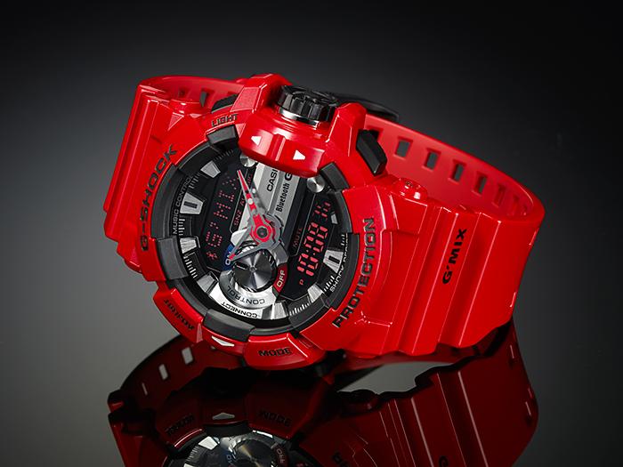 Casio G-SHOCK Erkek Reçine 200M Suya Dayanıklı Darbeye Dayanıklı Alarm Kuvars Saat GBA-400-4A