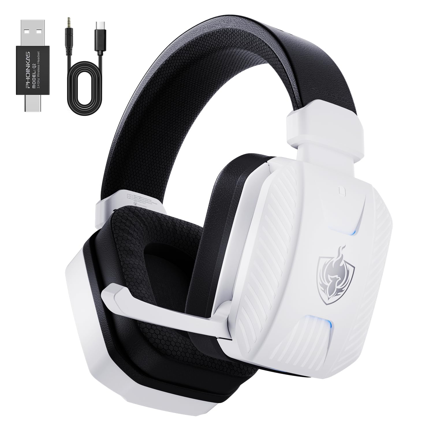 

Игровые Проводные и Низкие USB Bluetooth Проводные Игровые Съемные Шумоподавляющие 45 часов Непрерывного Улучшенного Баса Совместимые с Xbox Wireless Белые белый