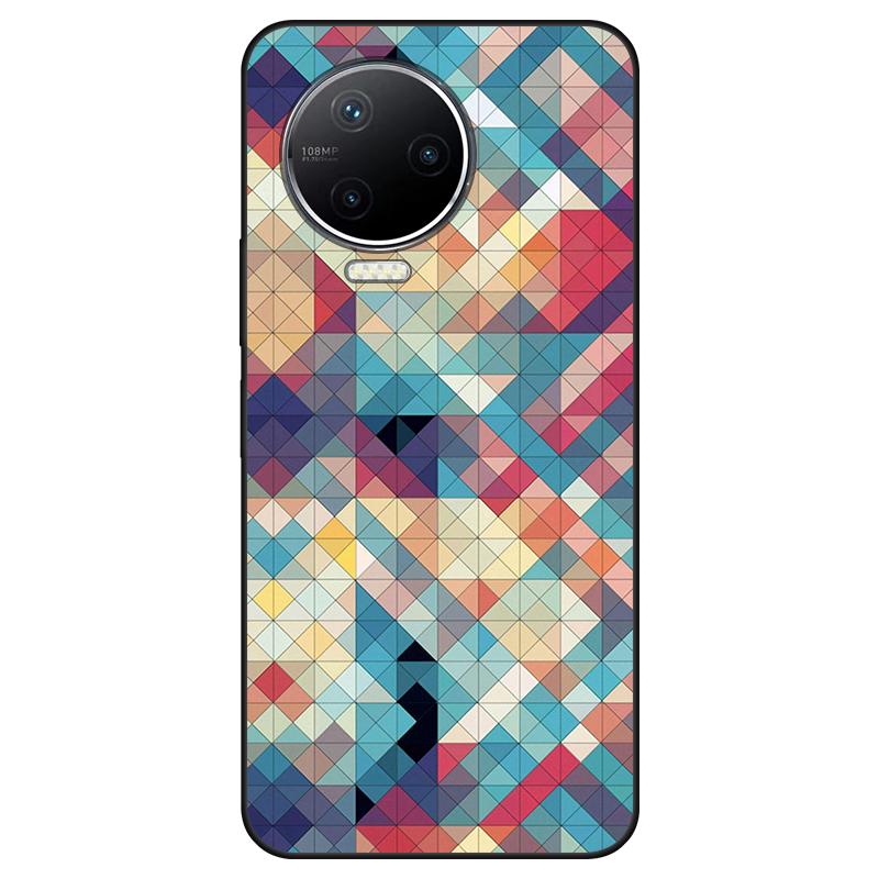 Dla infinix Note 12 Pro 4G X676B etui z miękkiego silikonu tylna okładka Cartoon etui na telefon moda