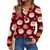 Women's Print Long Sleeve Shirts Elegant Casual Tops Trendy Shirts Tops
