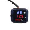 Universal KOSO Motorcycle Voltmeter Thermometer Temperature Indicator Voltage Digital Display USB Charger For Vespa TMAX XMAX