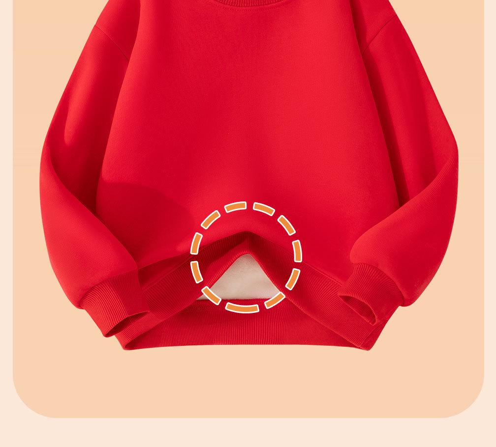 2025 Boys' Trendy Fleece-Lined Hoodie & Pants Sportswear Set for Spring & Autumn