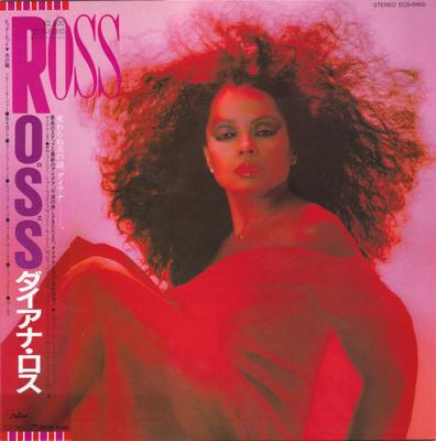 LP Record DIANA ROSS  Ross  Embossed Sleeve ECS81610 CAPITOL 1983 Japan SoulFunk Used