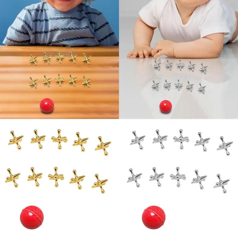 Mini Metall Klassisches Murmelspiel Set Mit Hüpfball Zinklegierung Familienspaß Partygeschenke Perfekte Geschenke Für Alter 14+ Unterhaltung