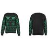 Women's Fashionable Round Neck Long Sleeved Christmas Snowflake Sweater Casual Pullover Knitted Sweater Top