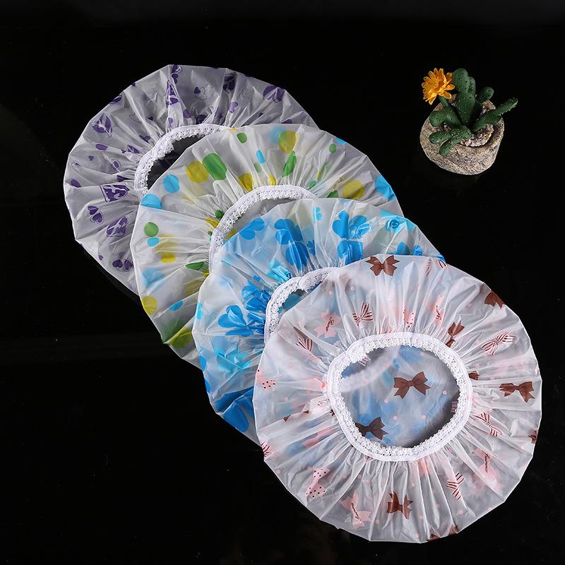 

Шапочка для душа для женщин водонепроницаемая шапочка для душа с резинкой шапочки для длинных волос для дам многоразовая ЭВА шапочка для волос для защиты волос