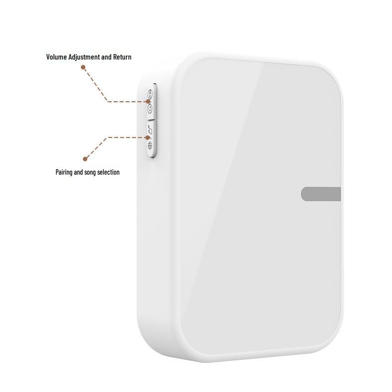 433 Wireless Waterproof Kinetic Doorbell – Battery-Free Smart Home Security Doorbell