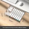 Under-desk Drawer Storage Box, Large Capacity Desk Invisible Storage Box Easy To Install Shelf Desk Stationery Organizer