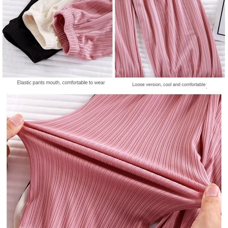 Dziecięce letnie spodnie przeciw komarom, elastyczne mankiety, chłodzące, skrócone spodnie, antybakteryjne, lekkie, outdoorowe, unisex, oddychające, wygodne, projekt