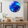 Digital Wall Clock with Low Noise, 30cm/12inch Geometry Wall Clock Quartz Clock Quiet Silent Simple Clock for Home Decor Children Room