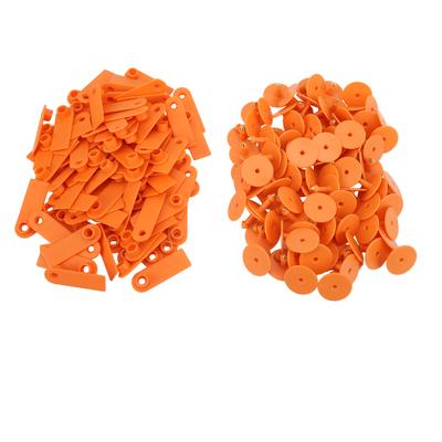 100pcs Animal Blank Ear Tags Goat Sheep Pig Livestock TPU Ear Tags for Farm AnimalsNo Letters,