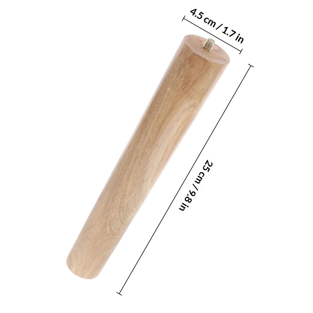 Trä Möbelfötter 4 Set Matbordsben Tischbeine Justerbara Matbord Soffa Soffbord Premiumträ Hög Belastning Stabil