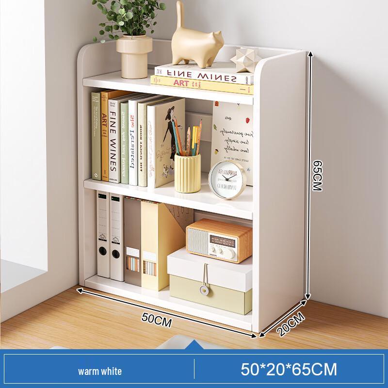 Многоярусная утолщенная настольная книжная полка-стеллаж для хранения
