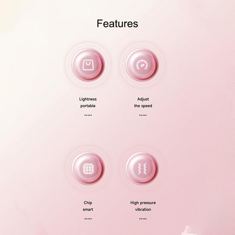 Mini Massage Gun Usb Rechargeable Portable Full Body Muscle Massage 4-Speed Adjustable Fascia Gun