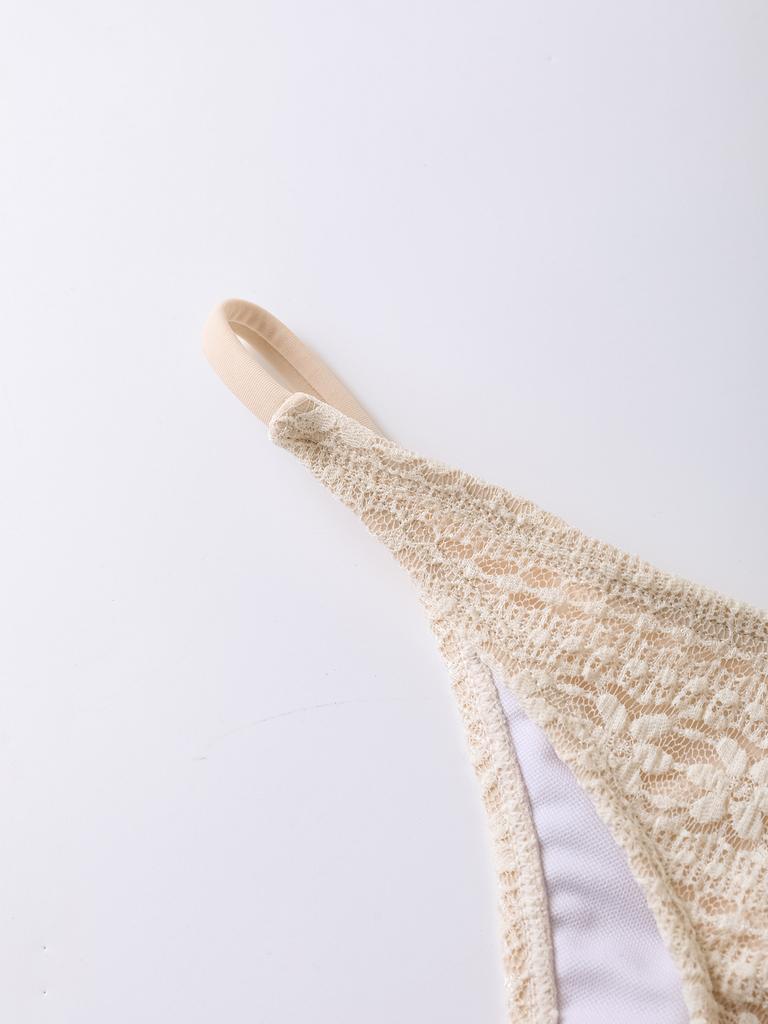 Long Sleeve Split Blouse Four-Piece Set Sexy Bikini Swimsuit for Women