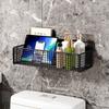 Multifunctional Bathroom Organizer Shelf No-Punch Household Wall Mounted Bedside Hanging Basket Student Dormitory Storage Rack
