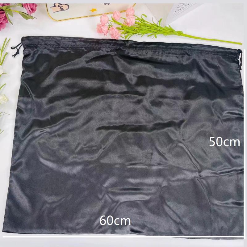 Silk Cloth Dust Bags Fashion Dustproof Travel Drawstring Pouch Thick Dust Cover Storage Bags Handbags