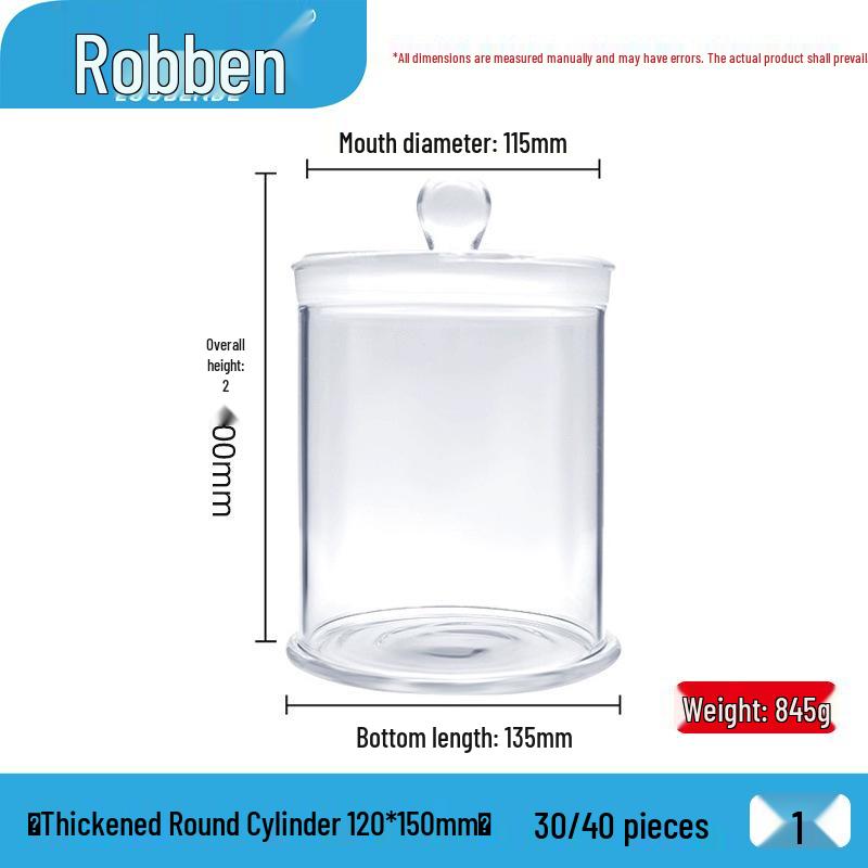 Premium Glass Staining Jar for 5/9/10/26/30/60 Slides - Vertical, Horizontal, and Round Options Available